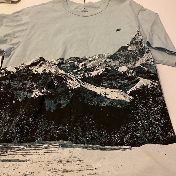 Fabletics mens T-shirt mountains size large - Picture 3 of 6